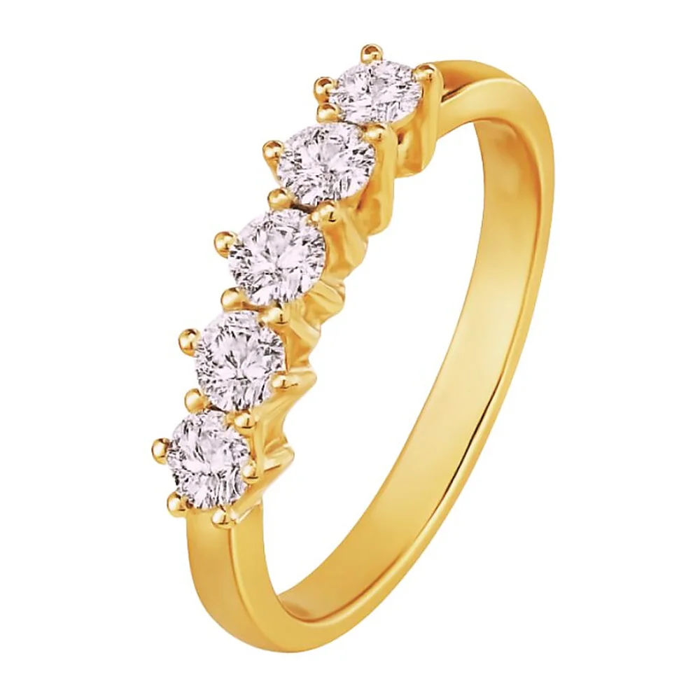 Anello Acanfora Riviere 5 brillanti AV006