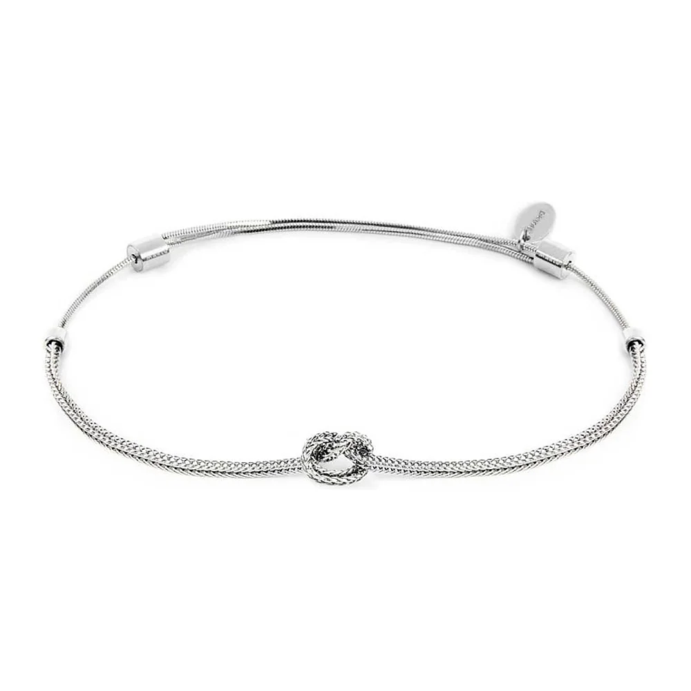 Bracciale Marlù maglia foxtail con nodo
