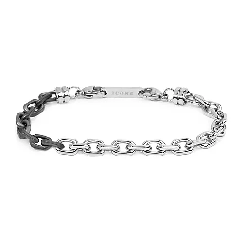 Bracciale Marlù maglia ovale sfaccettata