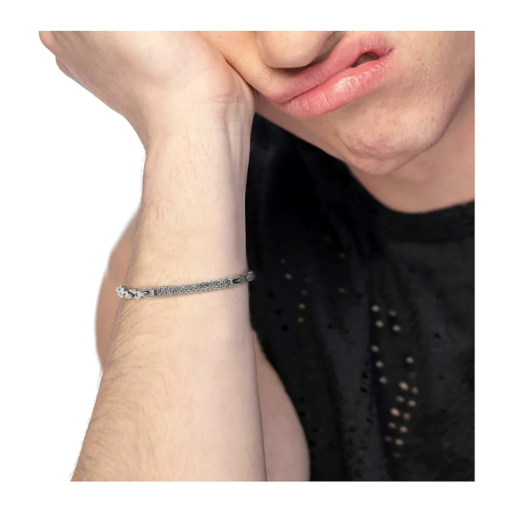Bracciale Marlù maglia squadrata e marine — foto 2
