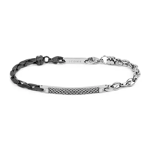 Bracciale Marlù maglia squadrata e marine