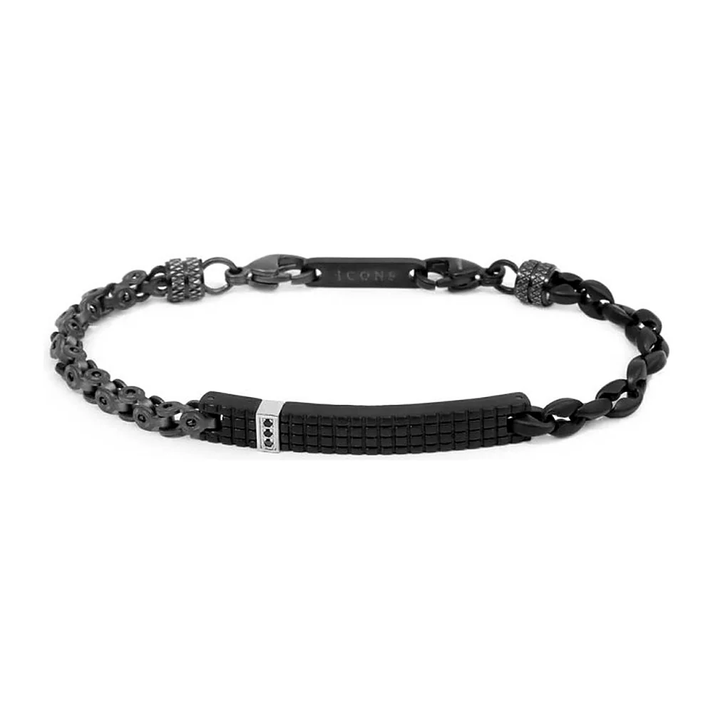 Bracciale Marlù maglia marine mechanical e targa