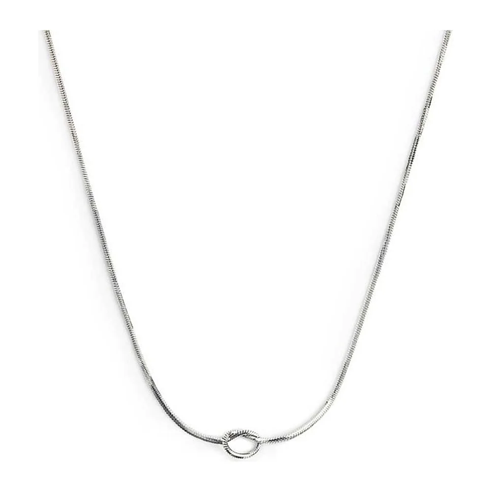 Collier Marlù maglia snake e nodo