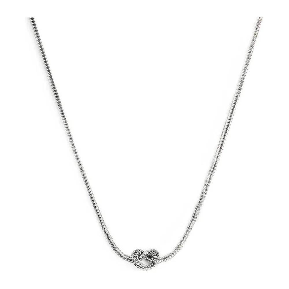 Collana Marlù maglia Knoted con nodo
