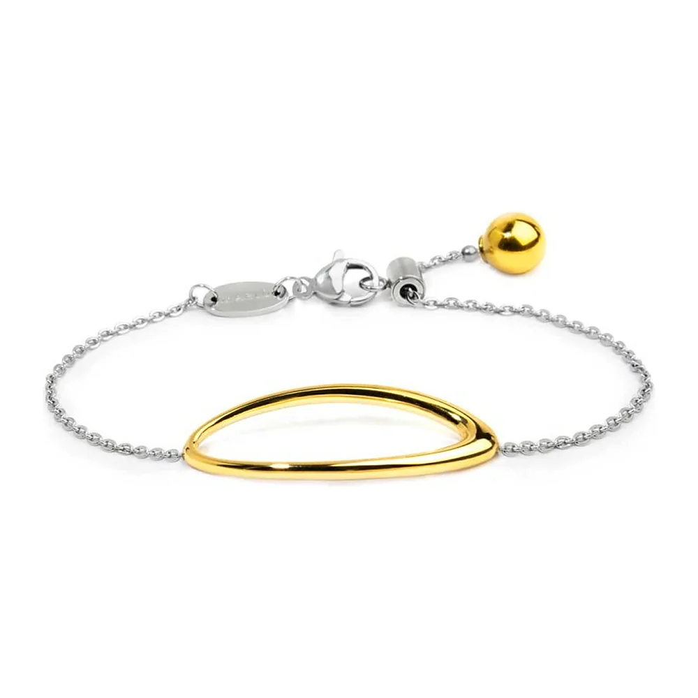 Bracciale Marlù maglia pallinata e ovale