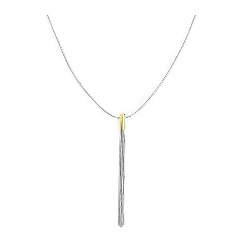 Collana Marlù maglia snake centrale multifilo