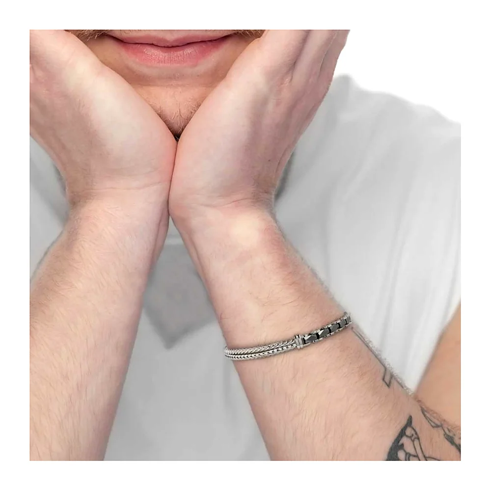 Bracciale Marlù maglia fishbone — foto 2