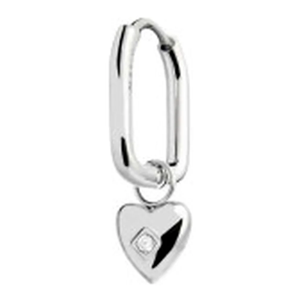 Orecchino Marlù ovale 17x12mm cuore