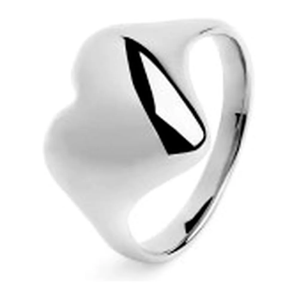 Anello Marlù fascia cuore bombato