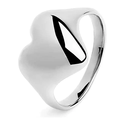 Anello Marlù fascia cuore bombato