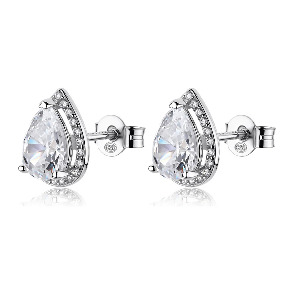 Orecchini Fancy lobo goccia zirconi