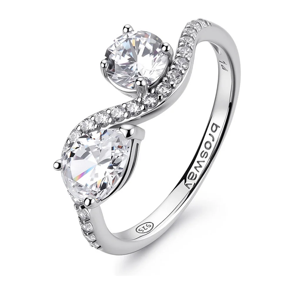Anello Fancy zirconi mix