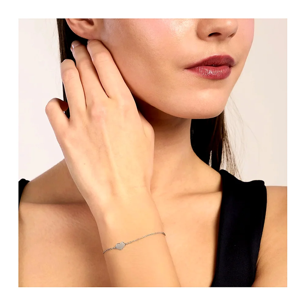 Bracciale Kidult Infinity cuore 8mm — foto 4