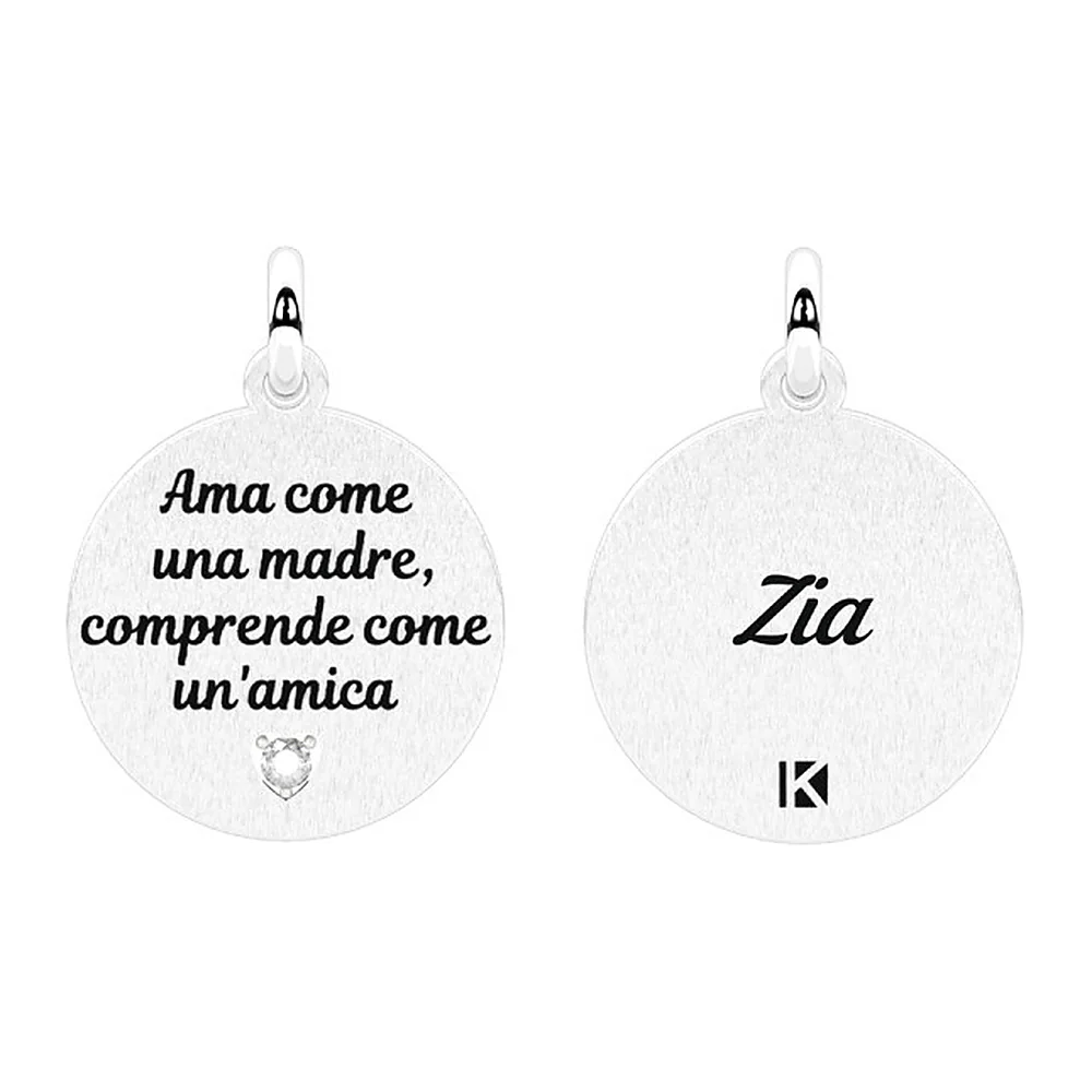 Charm Kidult Family zia tondo 15mm