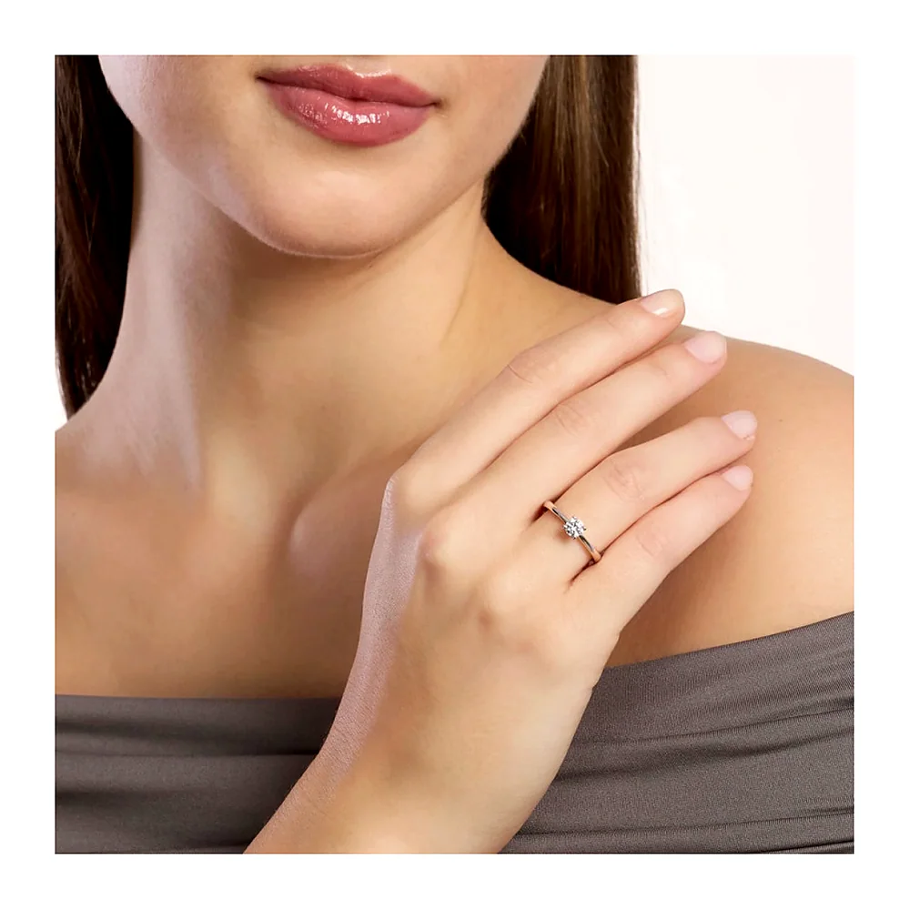 Anello Mabina My Diamond solitario 4 griffe 0,33 — foto 3