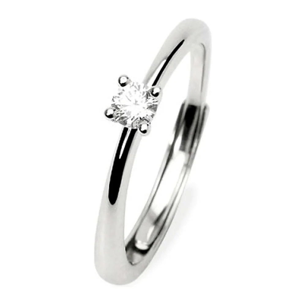Anello Mabina My Diamond solitario 4 griffe 0,14