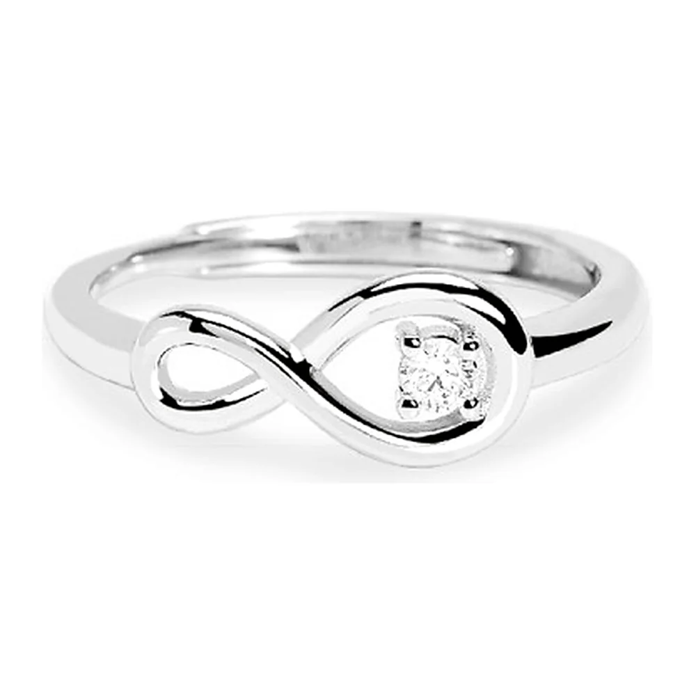 Anello Mabina My Diamond simbolo infinito