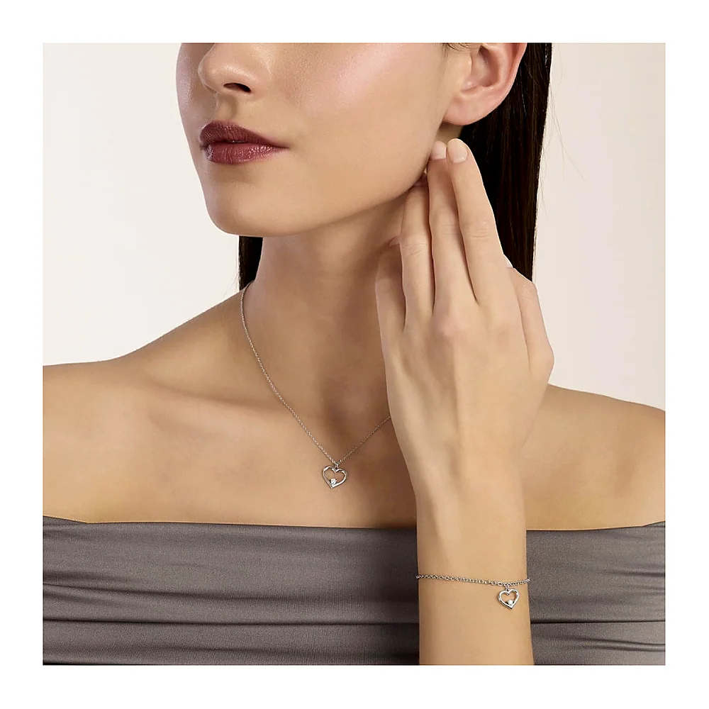 Bracciale Mabina My Diamond simbolo cuore — foto 3