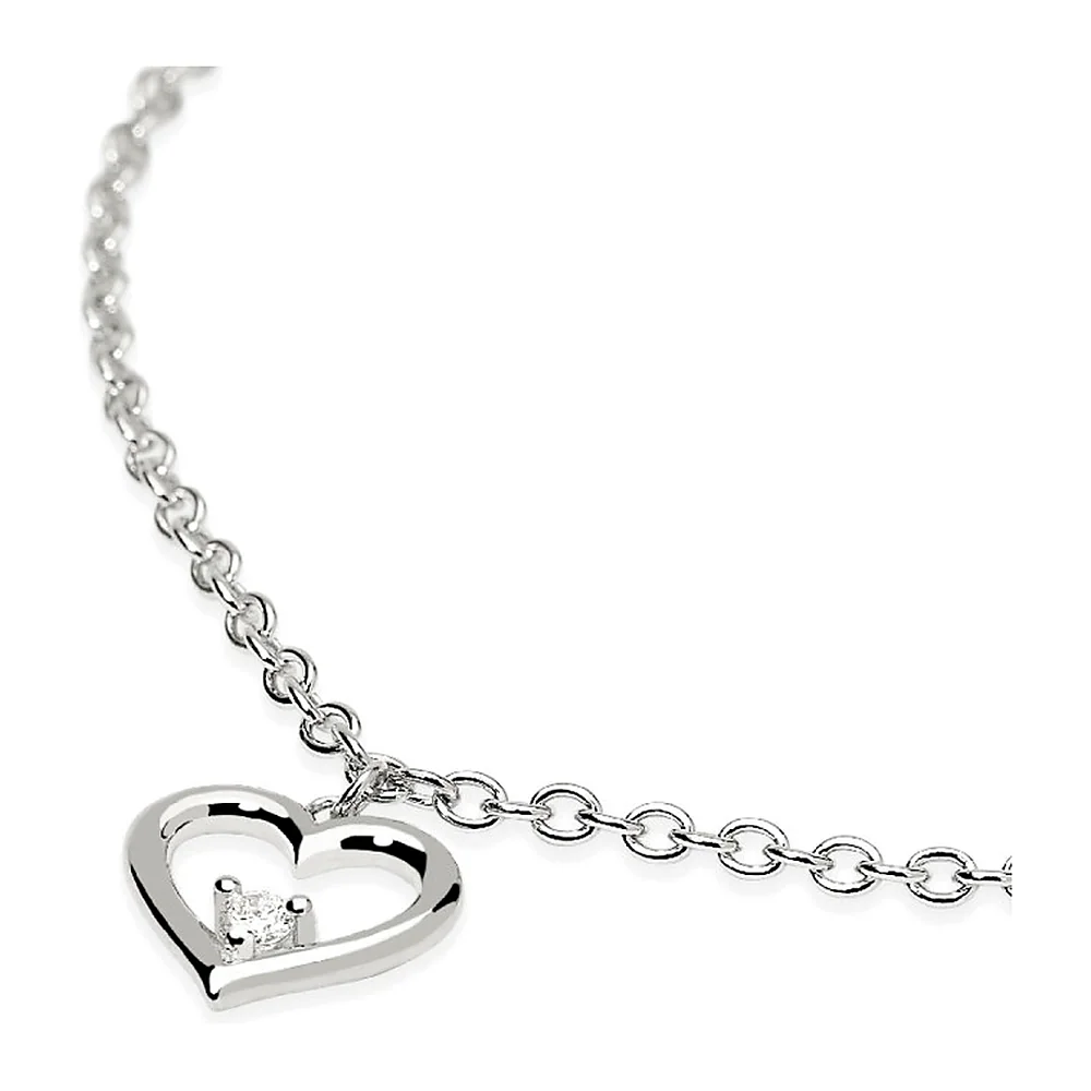 Bracciale Mabina My Diamond simbolo cuore — foto 2