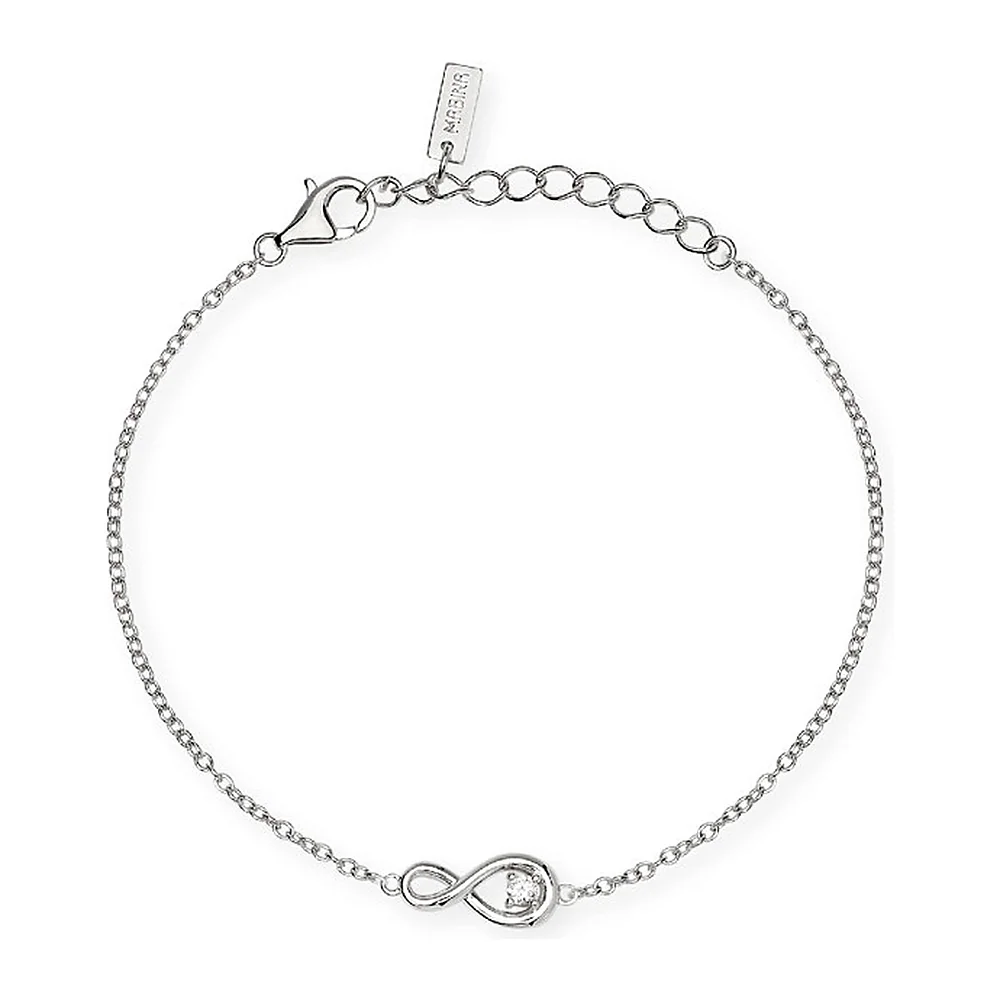 Bracciale Mabina My Diamond simbolo infinito