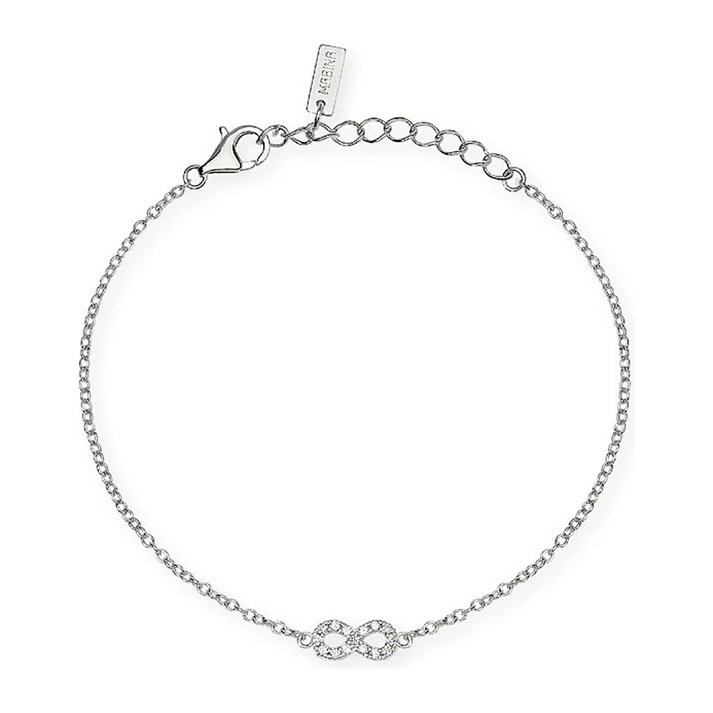 Bracciale Mabina My Diamond simbolo infinito