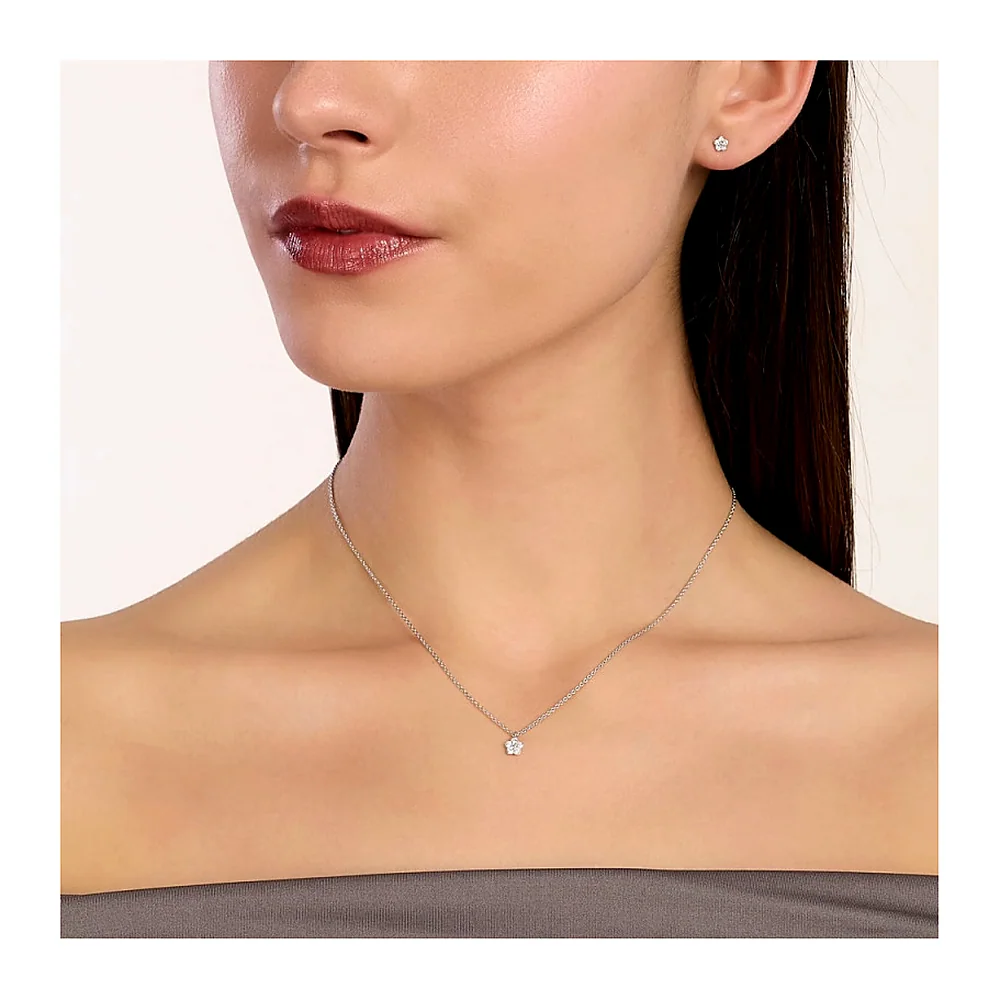 Girocollo Mabina My Diamond simbolo fiore — foto 3
