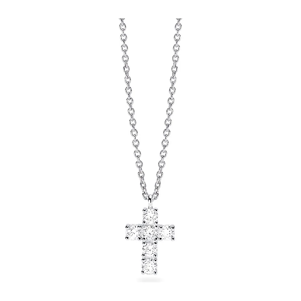 Girocollo Mabina My Diamond simbolo croce 0,16