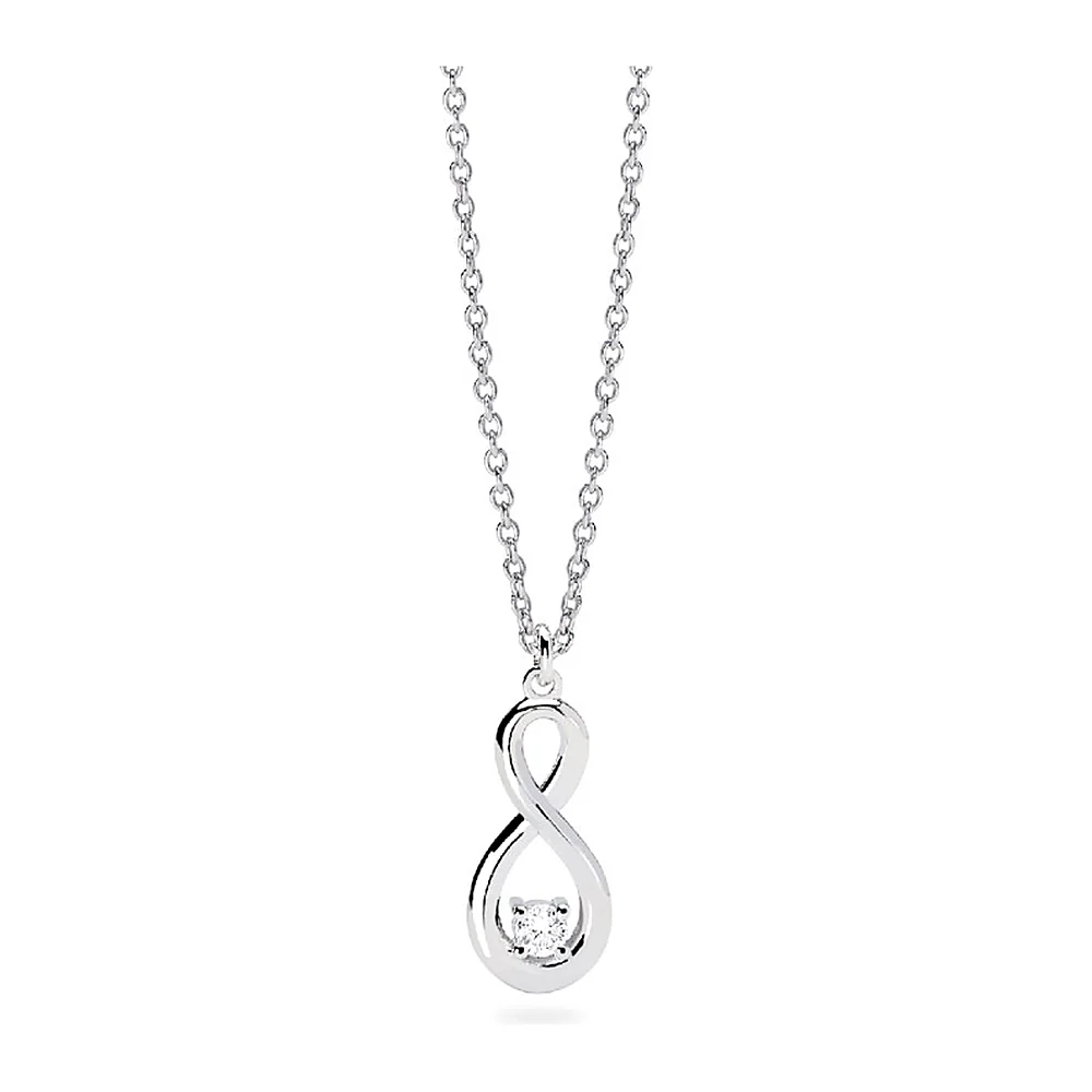 Girocollo Mabina My Diamond simbolo infinito