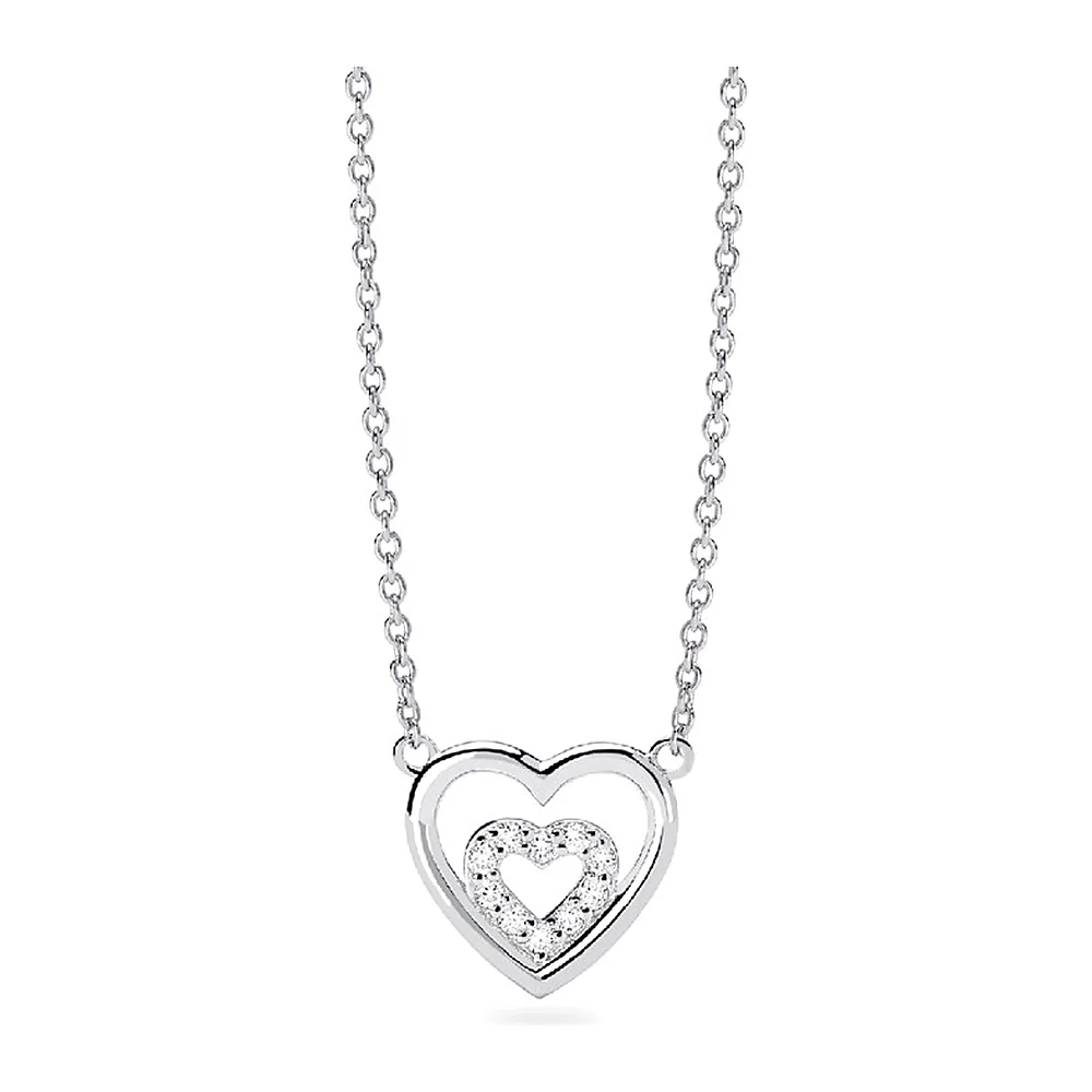 Girocollo Mabina My Diamond simbolo cuori
