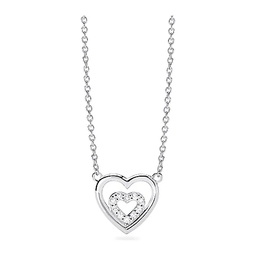 Girocollo Mabina My Diamond simbolo cuori