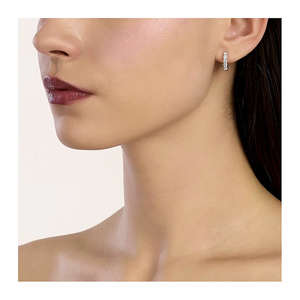 Orecchini Mabina My Diamond cerchio griffe 0,70 — foto 2