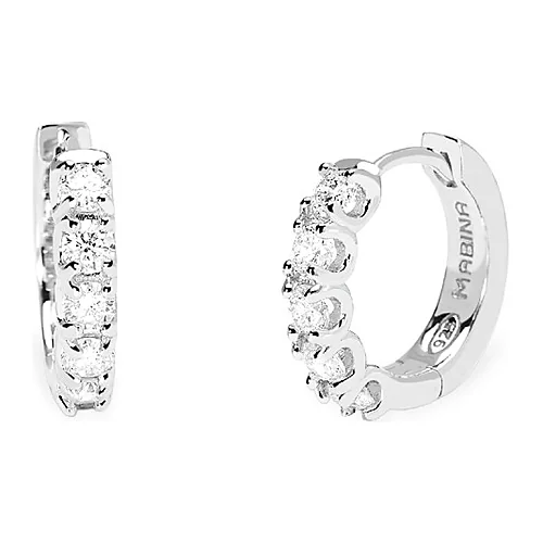Orecchini Mabina My Diamond cerchio griffe 0,70