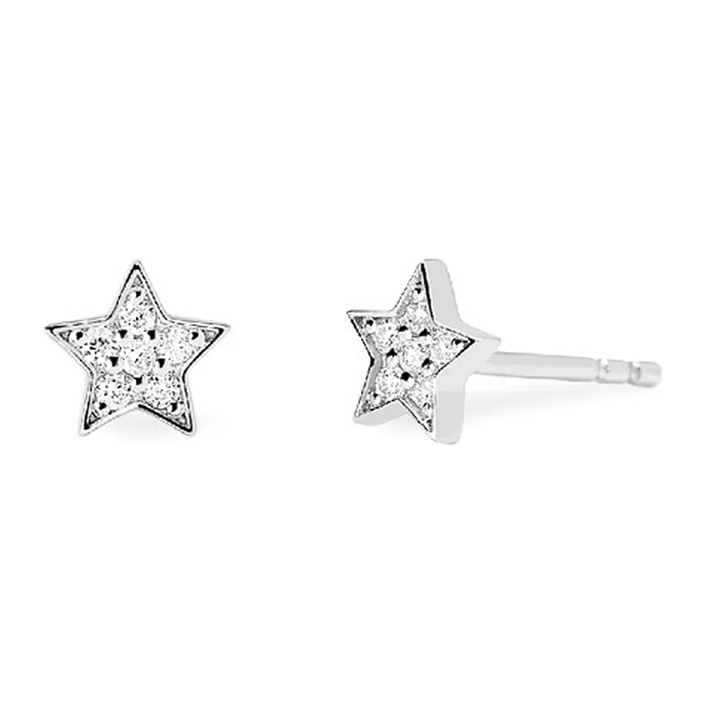 Orecchini Mabina My Diamond simbolo stella