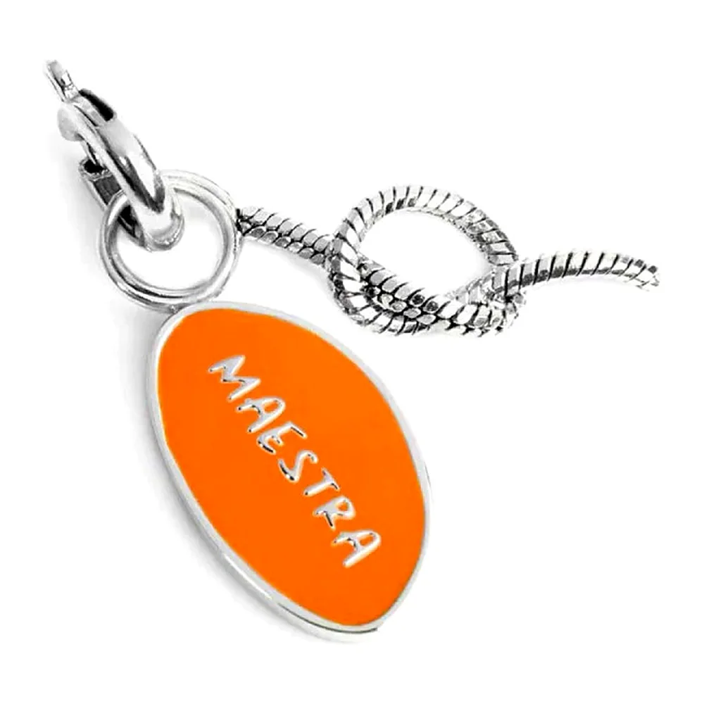Charm Marlù Love-tag maestra-teacher