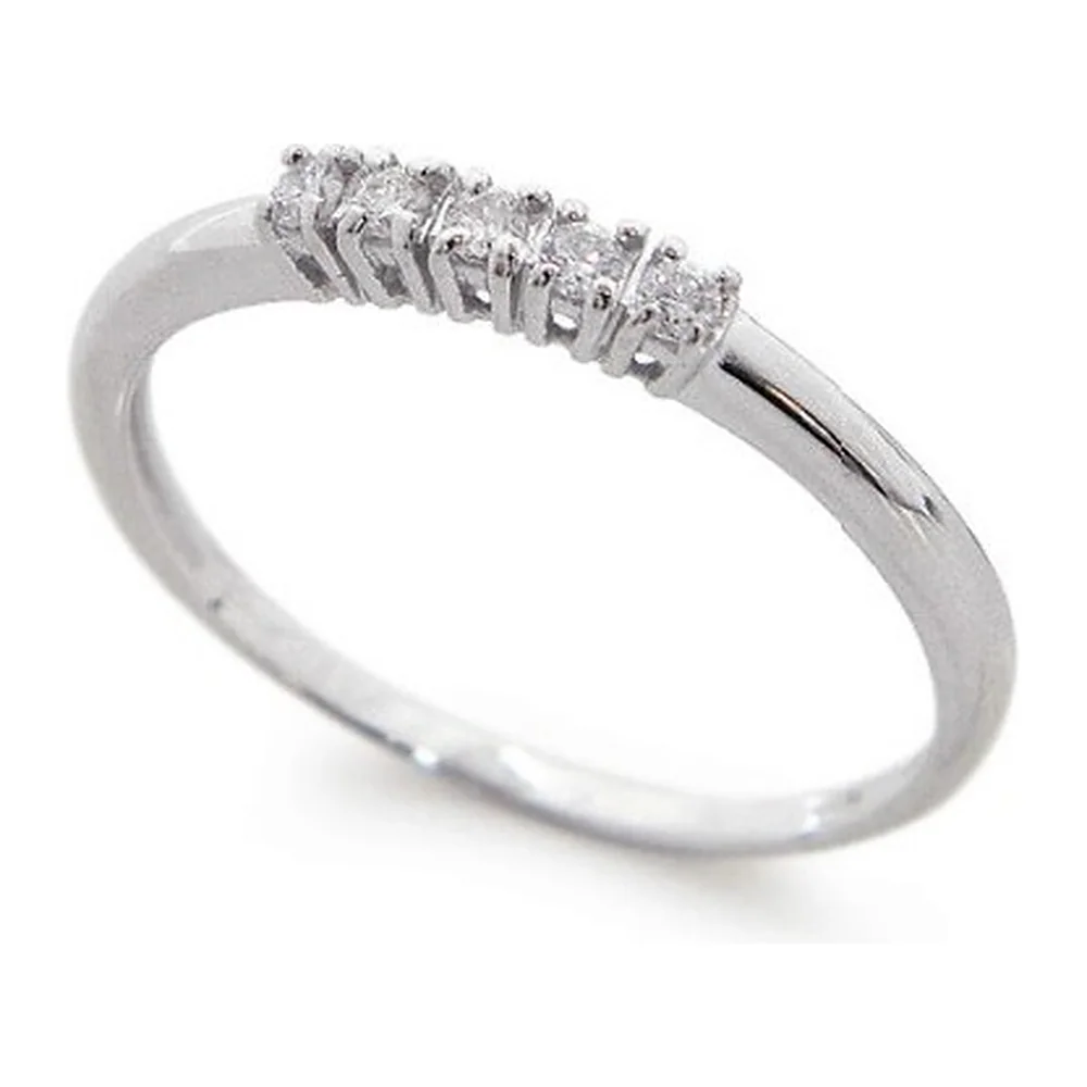 Anello Indiana veretta 4 griffe ct 0,25