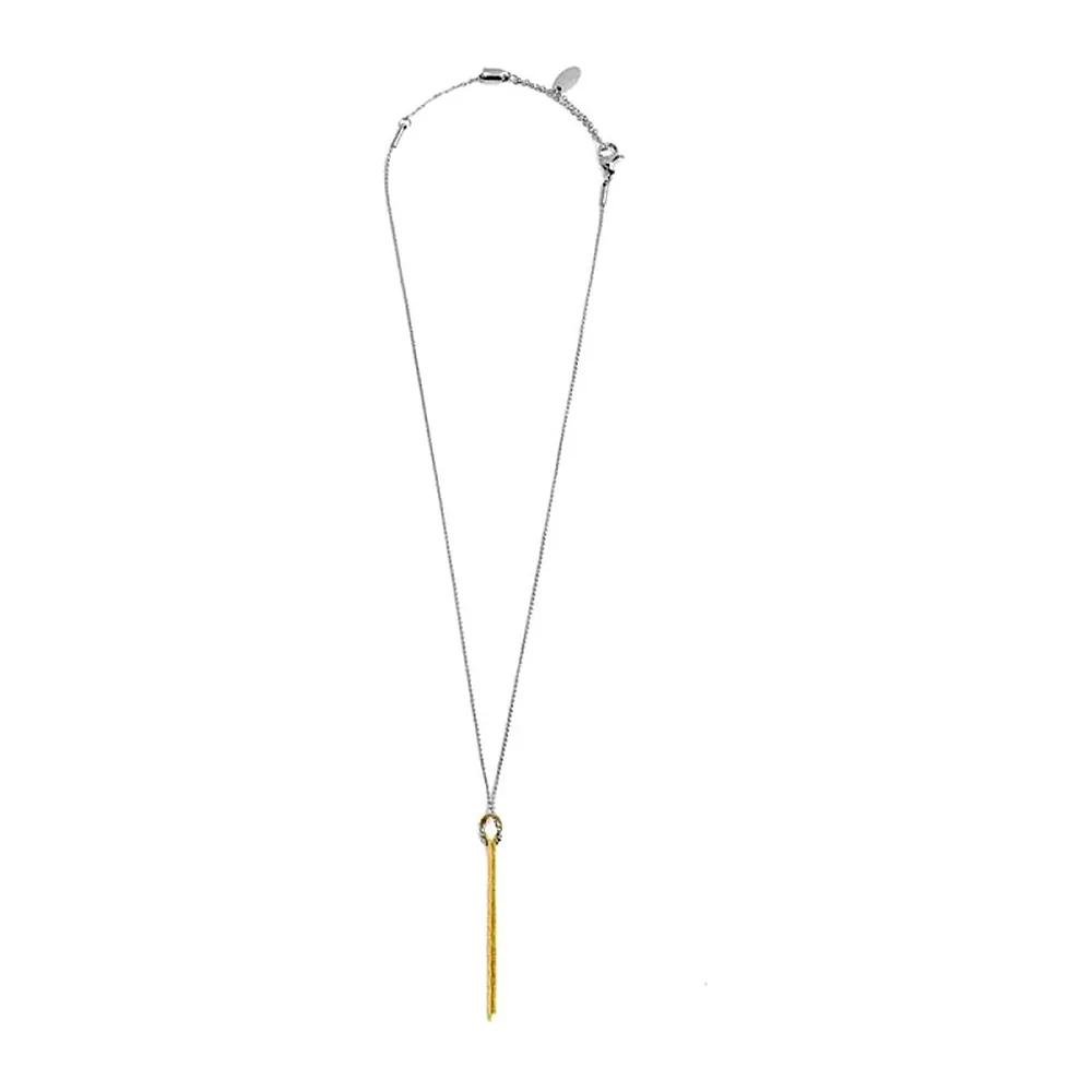 Collier Marlù maglia serpentine con nodo — foto 2