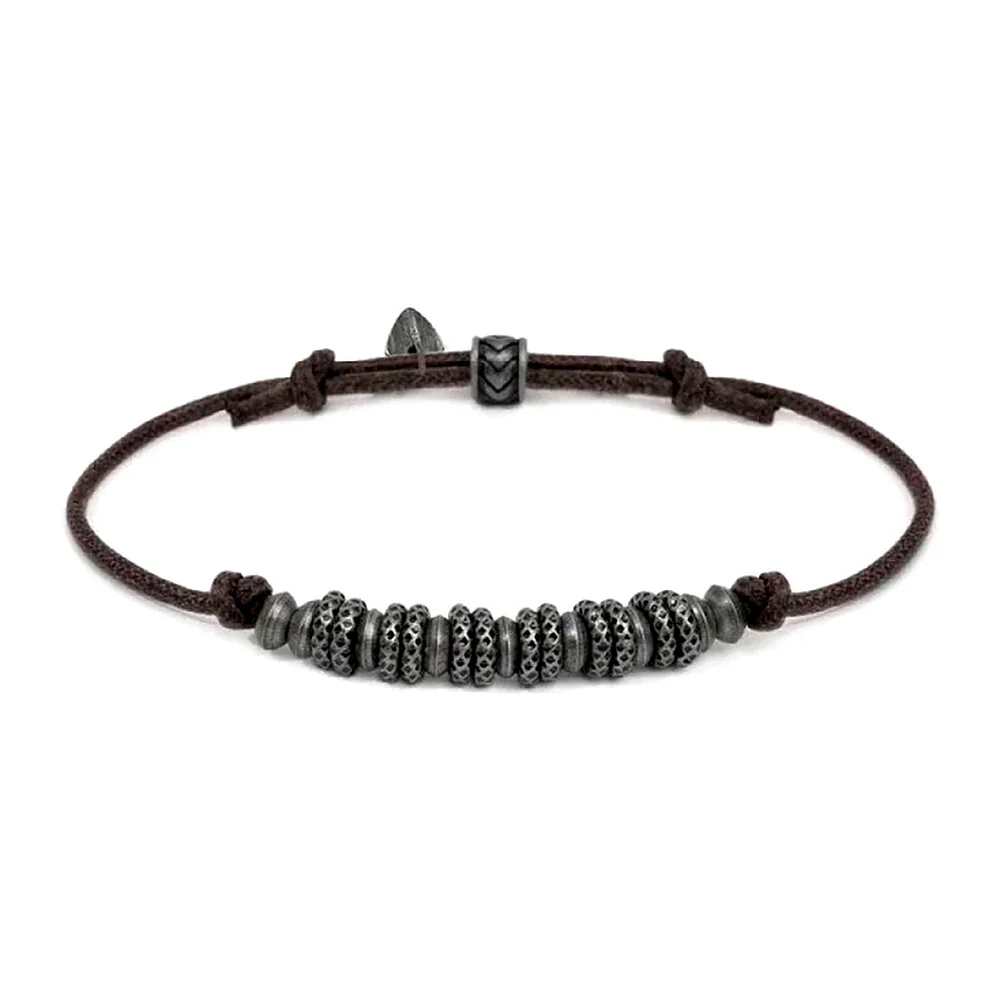 Bracciale Marlù cordino e rondelle