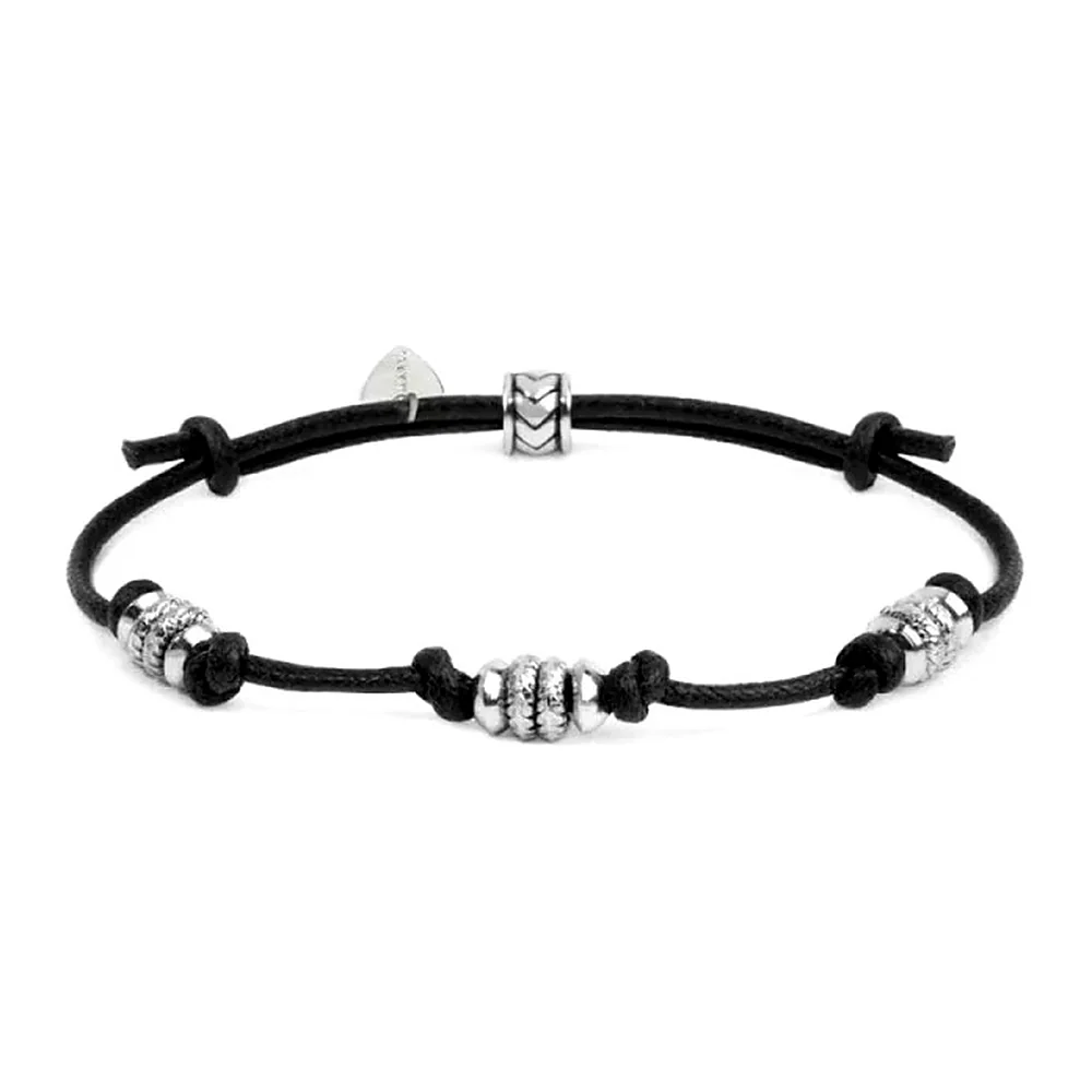 Bracciale Marlù cordino e rondelle