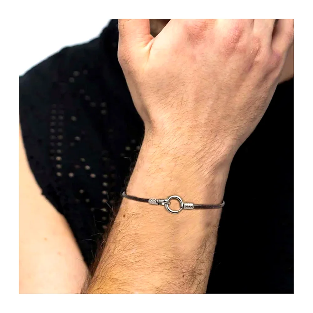 Bracciale Marlù cordino e anello — foto 2