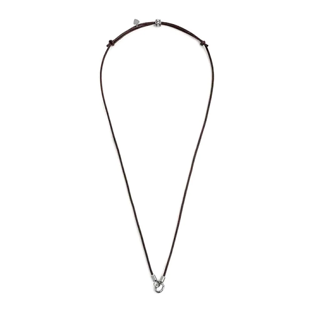 Collana Marlù 78cm cordino anello — foto 2