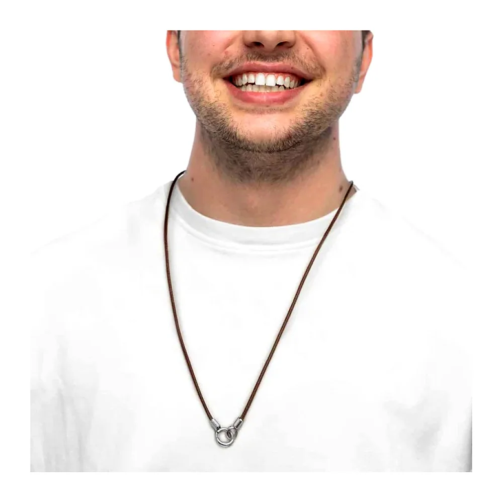 Collana Marlù 78cm cordino anello — foto 3
