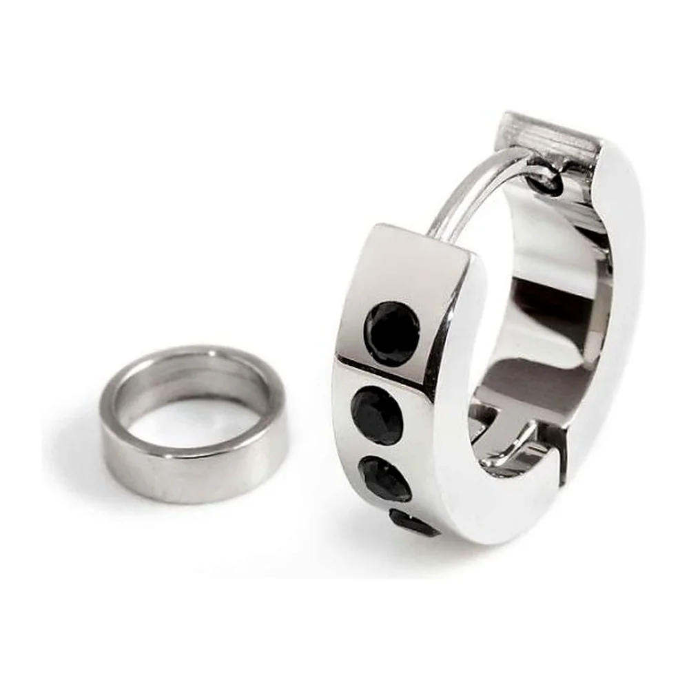 Orecchino Marlù cerchio 14mm e zirconi