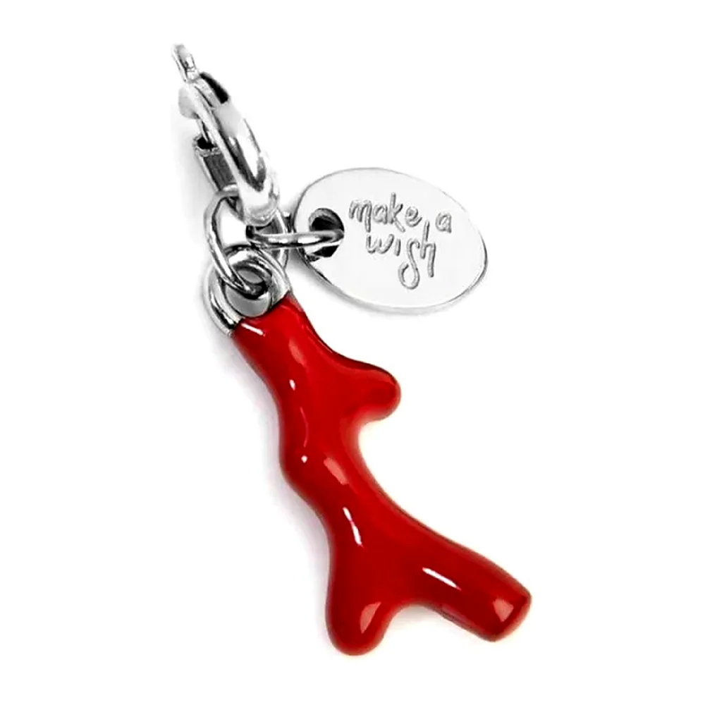 Charm Marlù Symbols summer corallo 12mm