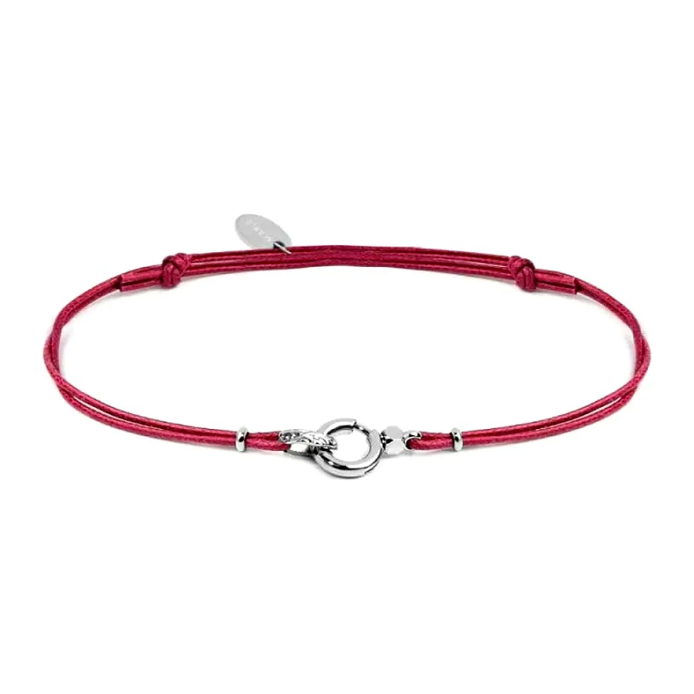 Bracciale Marlù cordino con moschettone anello