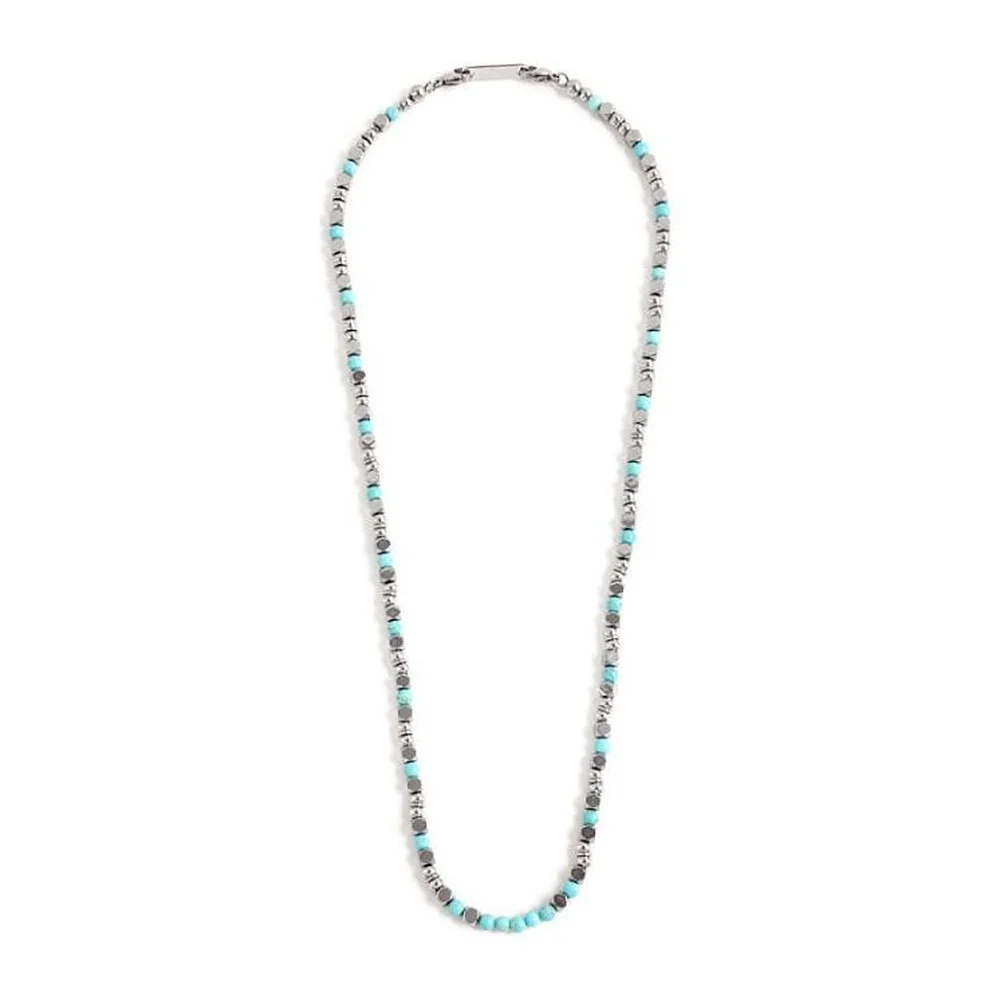 Collana Marlù con ematiti e turchesi — foto 2