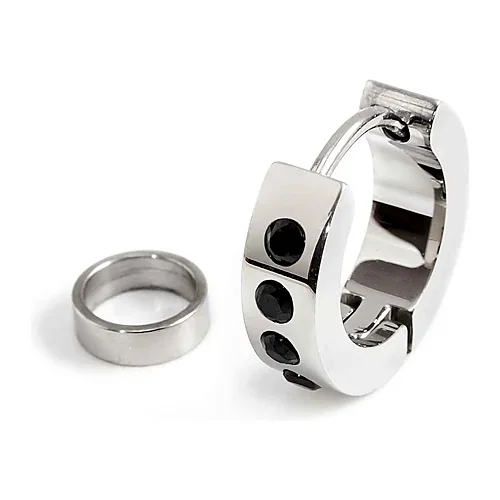 Orecchino Marlù cerchio 14mm e zirconi