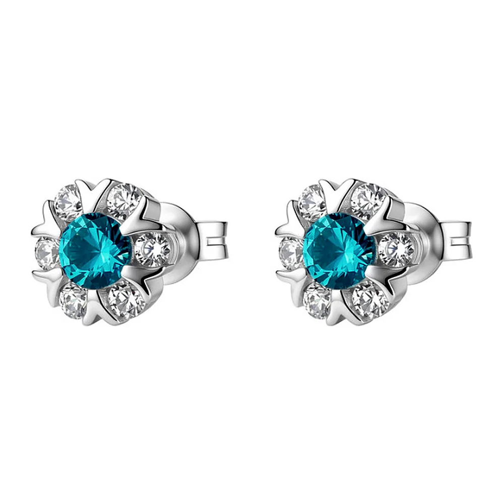 Orecchini Fancy margherita zirconi mix