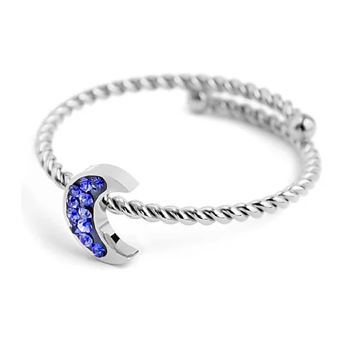 Anello Marlù Symbols luna cristalli