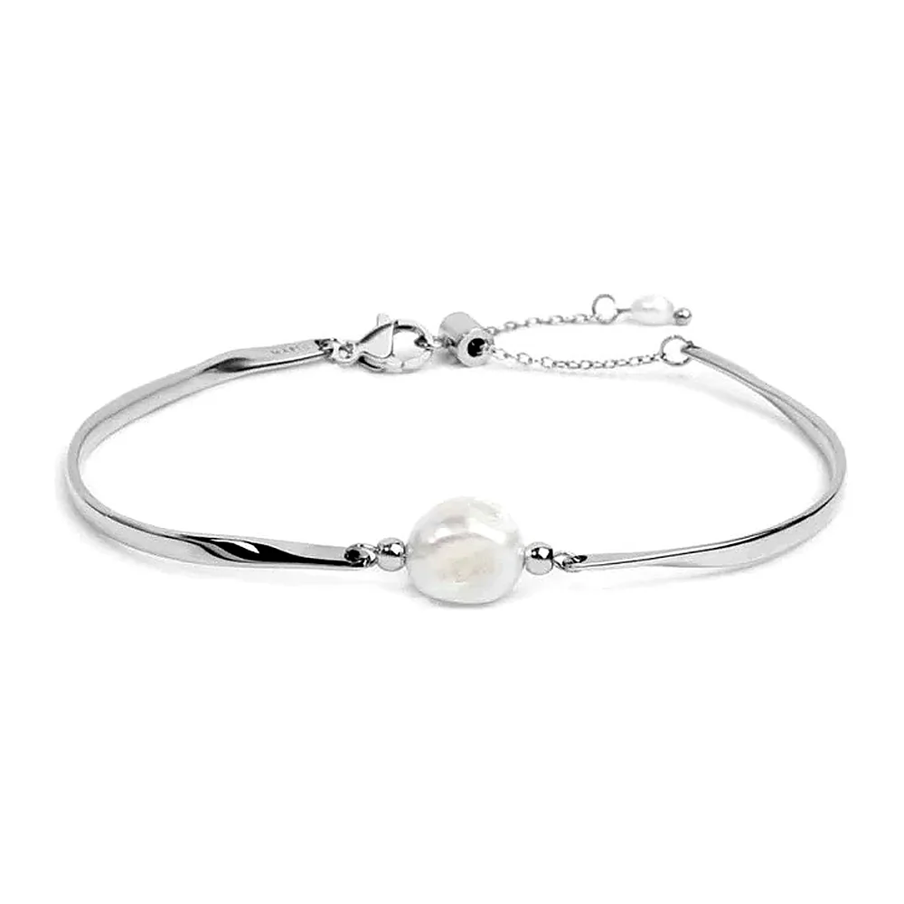 Bracciale Marlù semirigido con perle