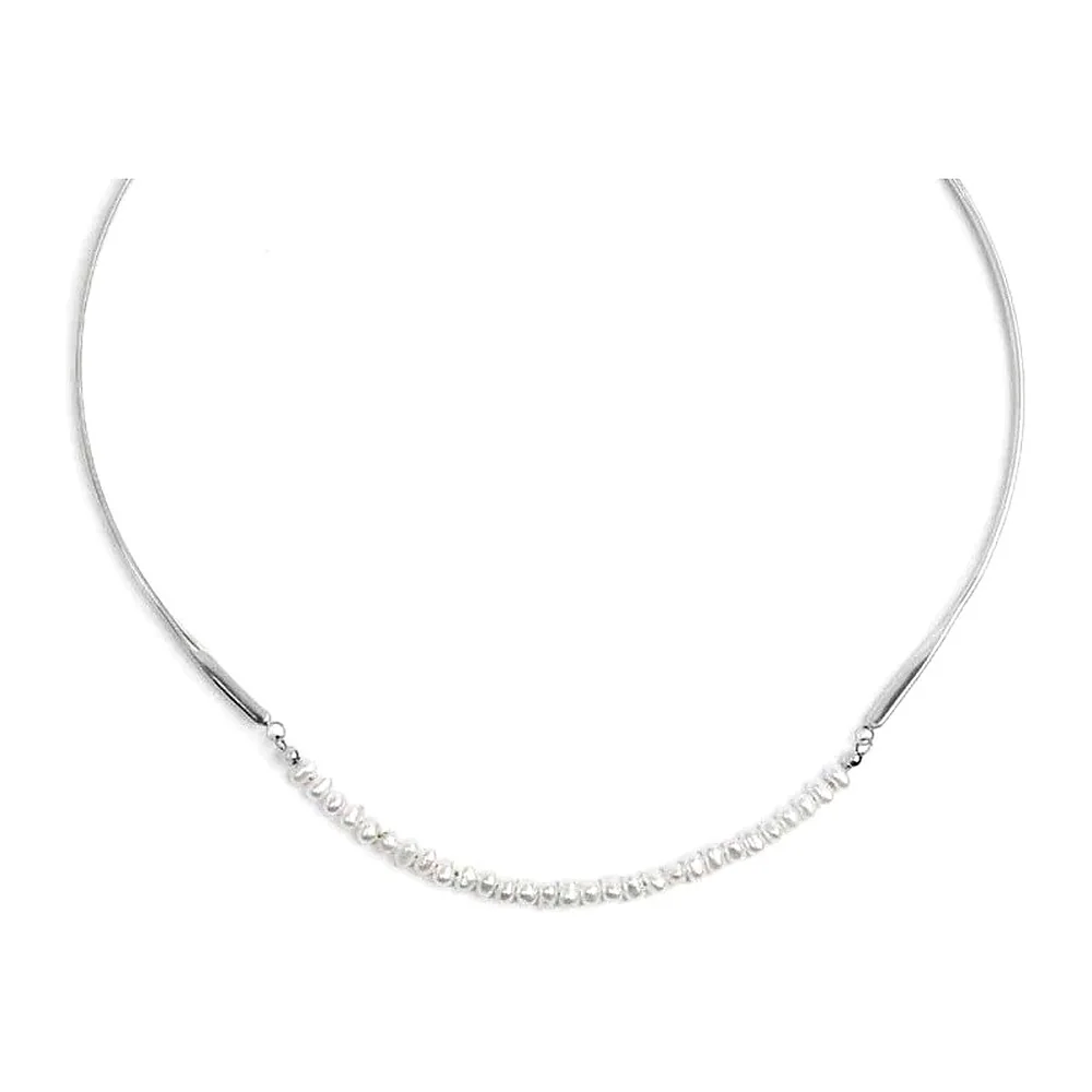 Collier Marlù semirigido con perle